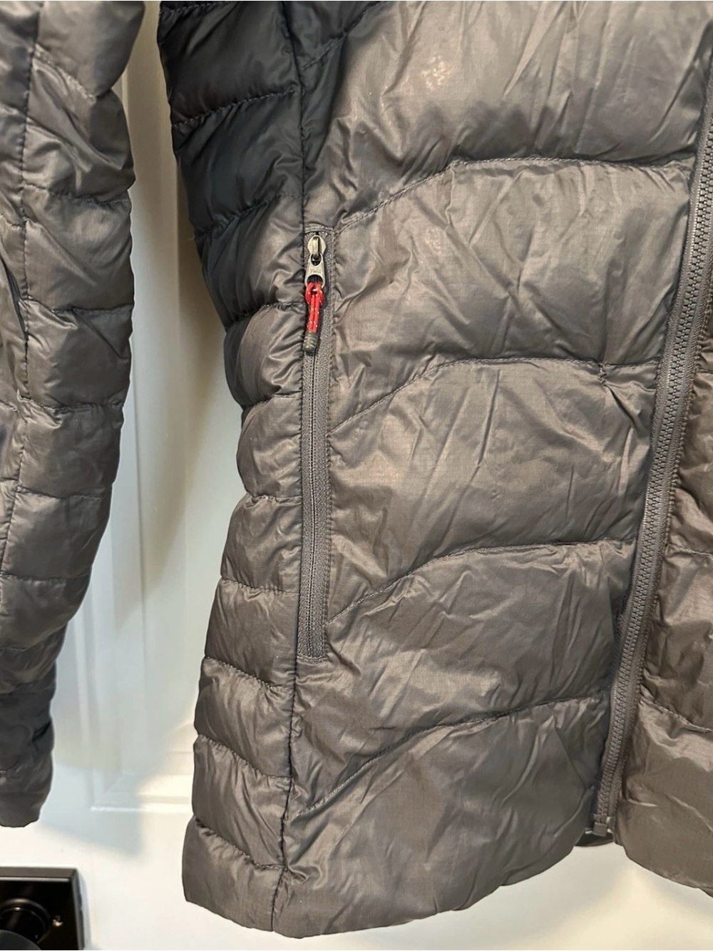 The North Face Summit Series Gray Packable Hooded Down Jacket 700 Fill - Picture 7 of 10